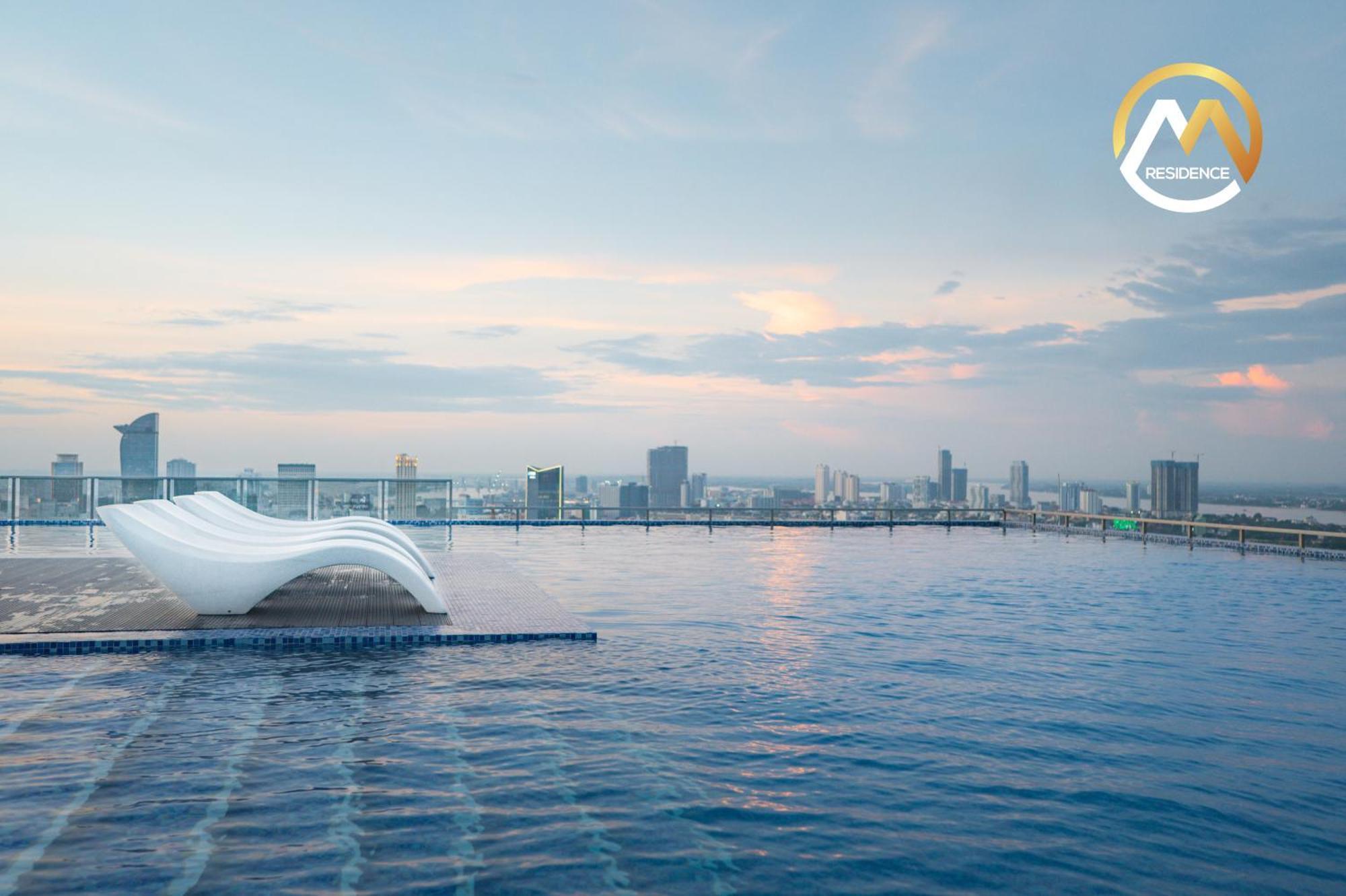 Hotel Serviced Apartments Top One Infinity Pool With View Of 360 Degree Пномпень Экстерьер фото